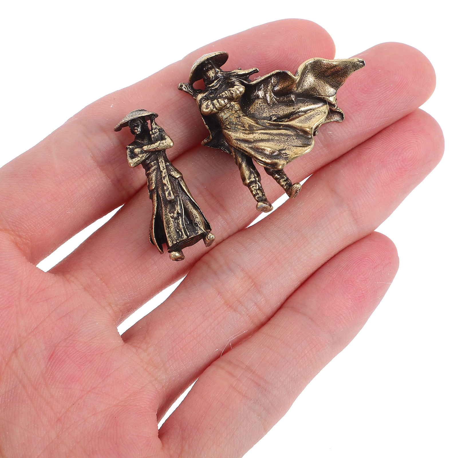 Bonsai Garden And Cafe - 2Pcs Ancient Chinese Warrior Micro Landscape