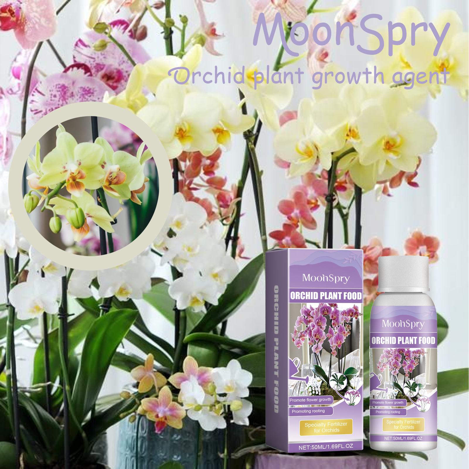 Bonsai Soil Akadama - 50ml Orchid Special Liquid Flower Fertilizer