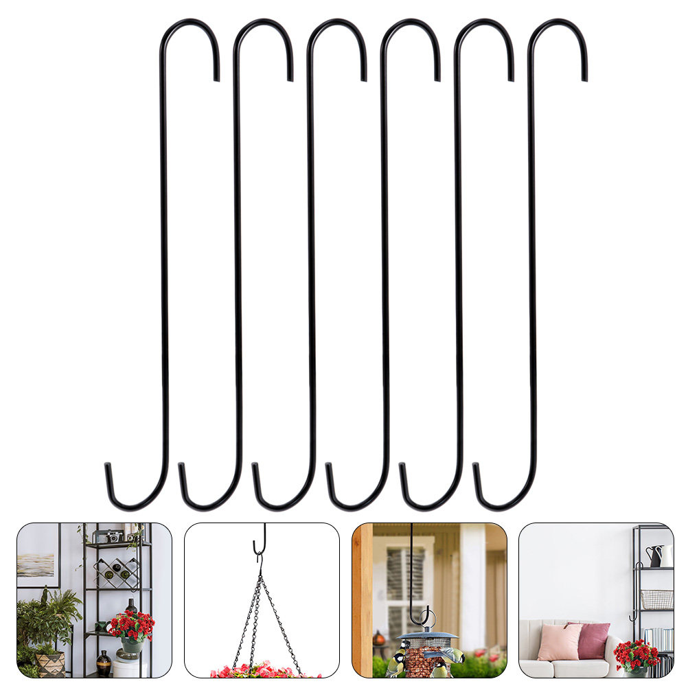 Bonsai Gardening - 6Pcs Iron Hanging Hooks S Shaped