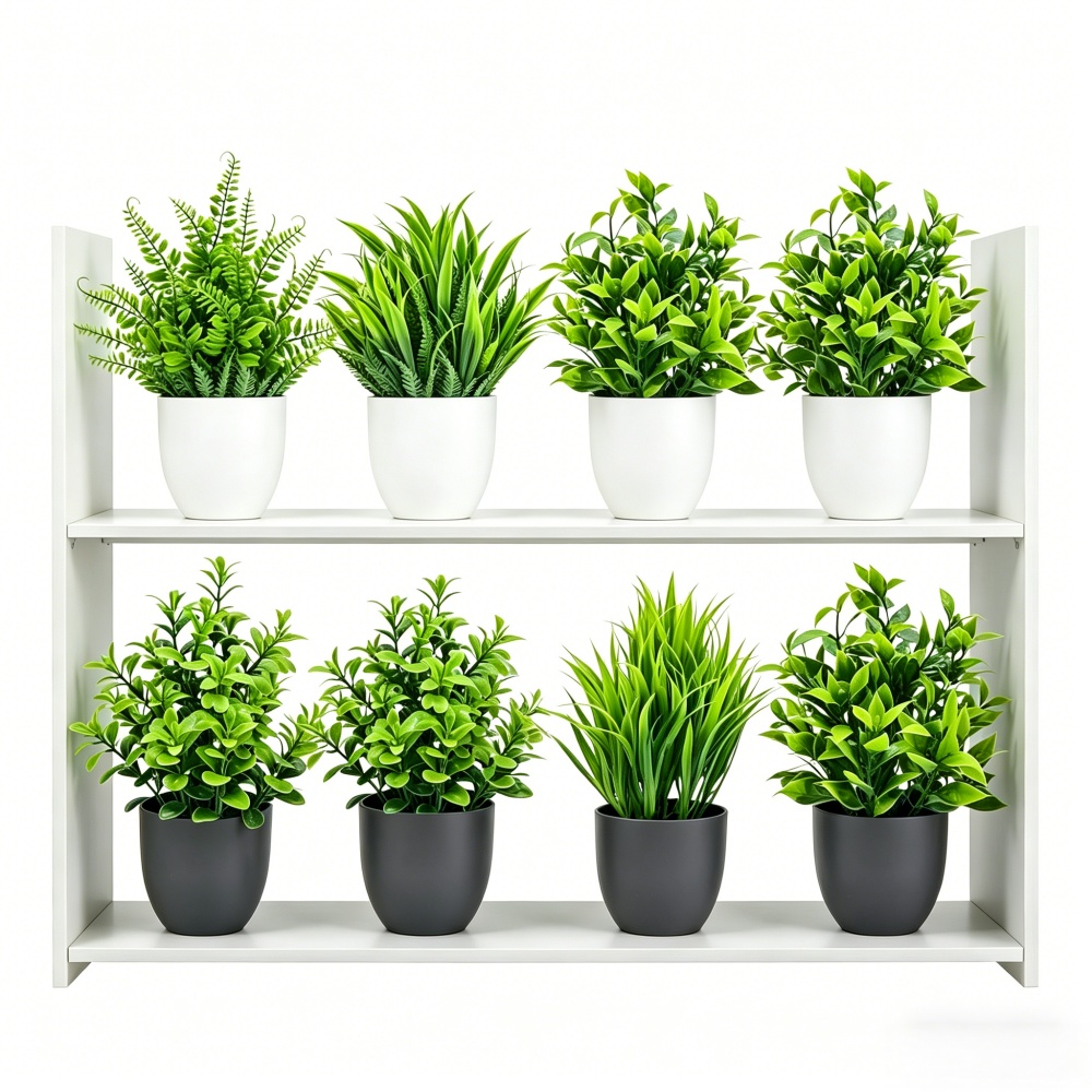 Bonsai Garden Plants - 4pcs/set Mini Artificial Plants Potted Indoor