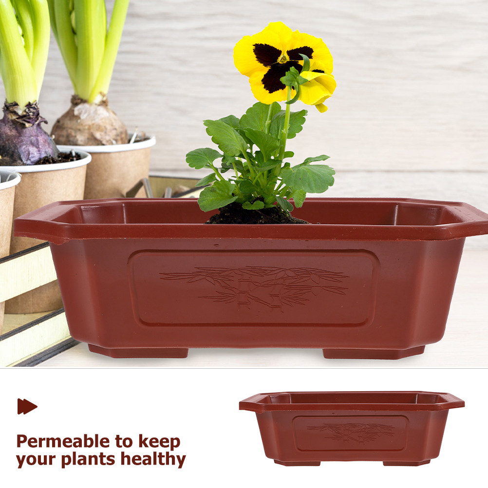 6Pcs Modern Plastic Bonsai Pot - Bonsai Vertical Garden recensie en prijs