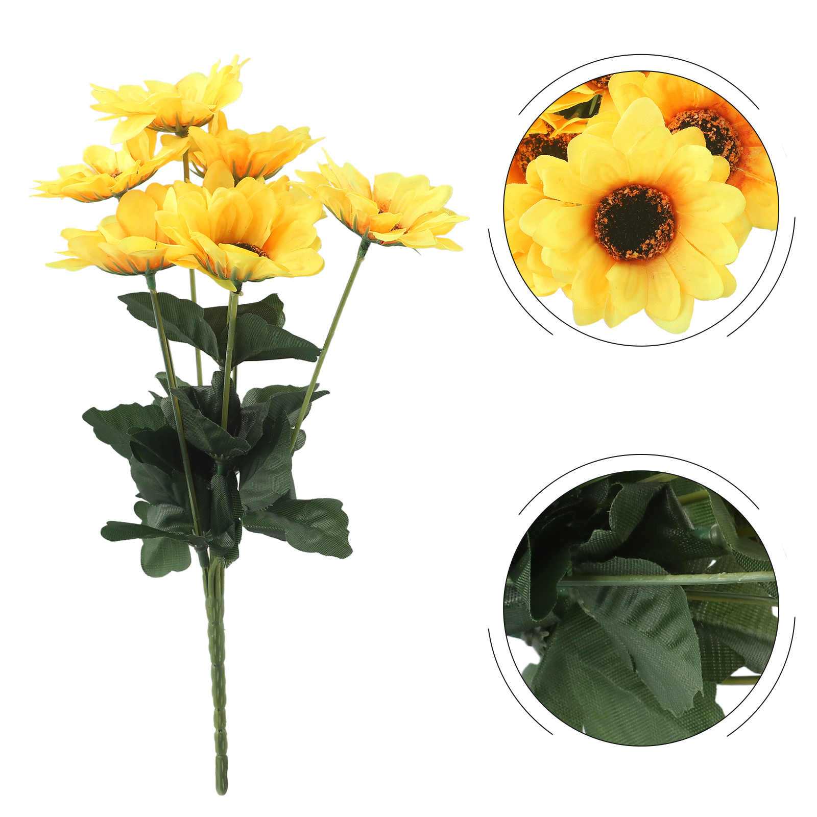 Artificial Sunflower Bouquet w - Bonsai Garden And Cafe recensie en prijs