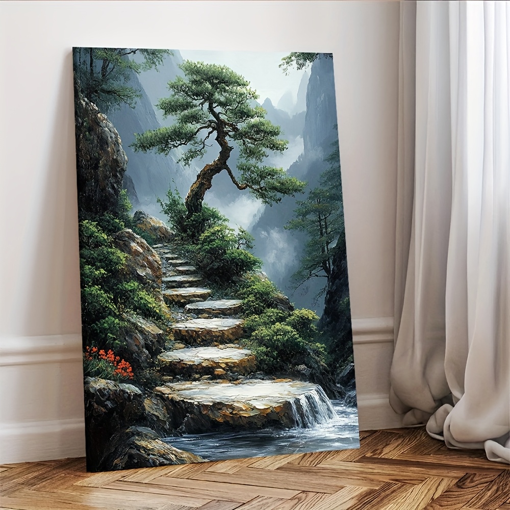 Zen Garden Canvas Artwork Feat - Bonsai Vertical Garden recensie en prijs