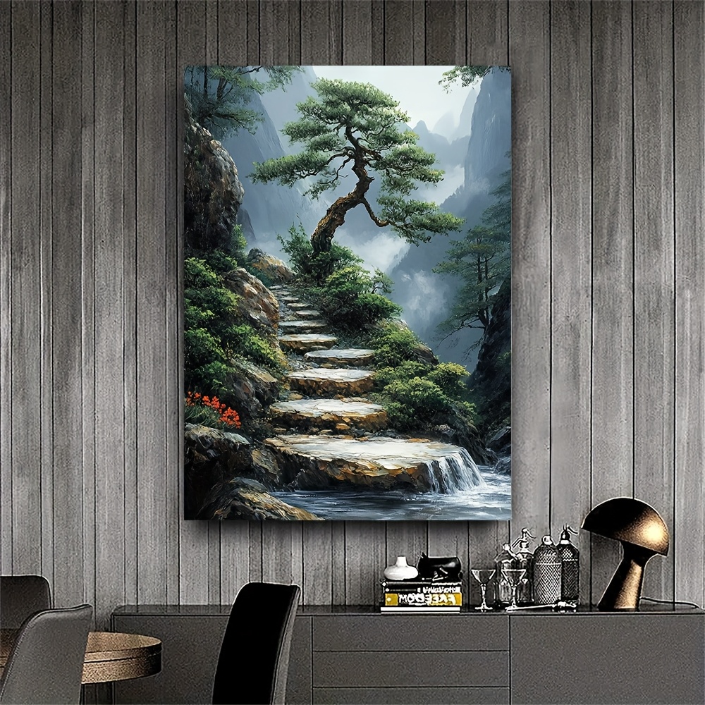 Zen Garden Canvas Artwork Feat - Bonsai Vertical Garden recensie en prijs