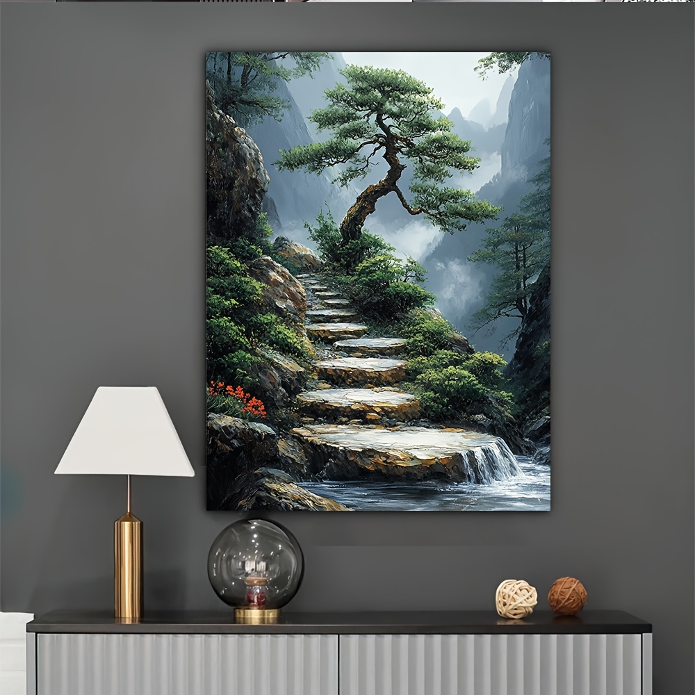 Zen Garden Canvas Artwork Feat - Bonsai Vertical Garden recensie en prijs