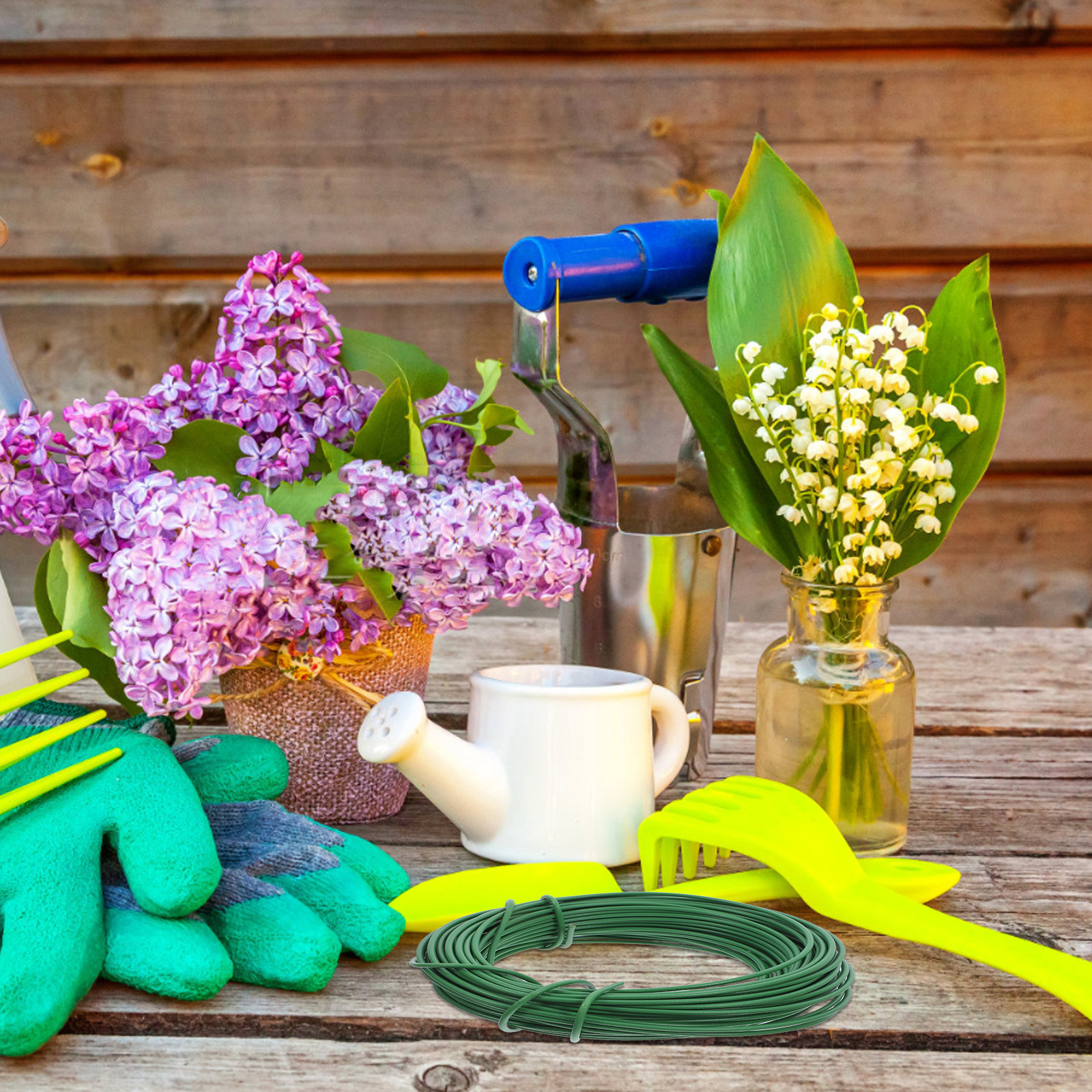 Green Floral Wire Stems Plasti - Bonsai Vertical Garden recensie en prijs