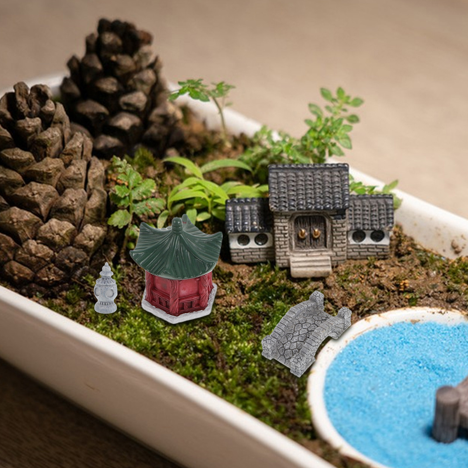 10Pcs Miniature Garden Ornamen - Bonsai Zen Garden Set recensie en prijs