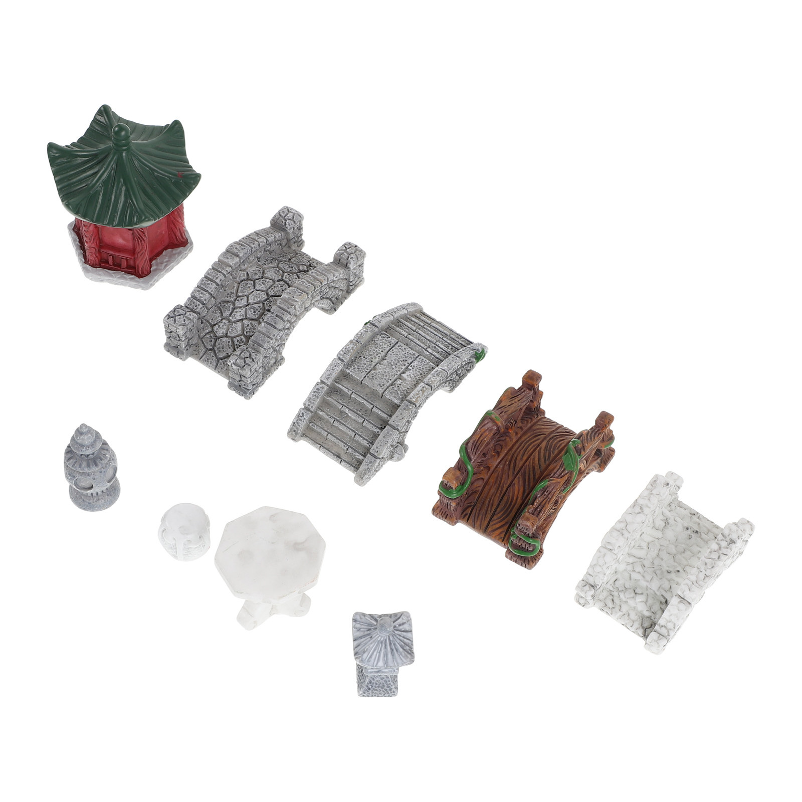 10Pcs Miniature Garden Ornamen - Bonsai Zen Garden Set recensie en prijs