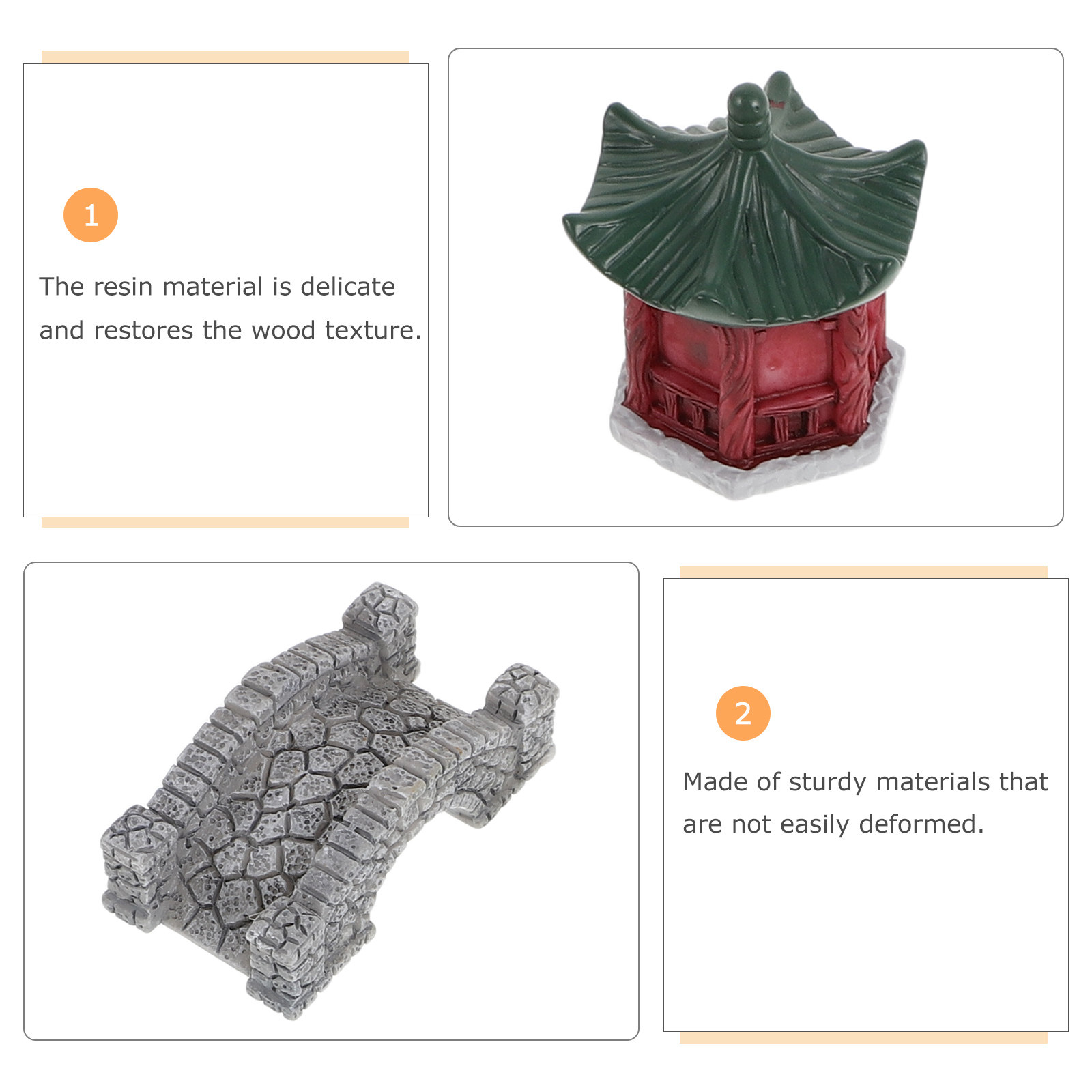 10Pcs Miniature Garden Ornamen - Bonsai Zen Garden Set recensie en prijs