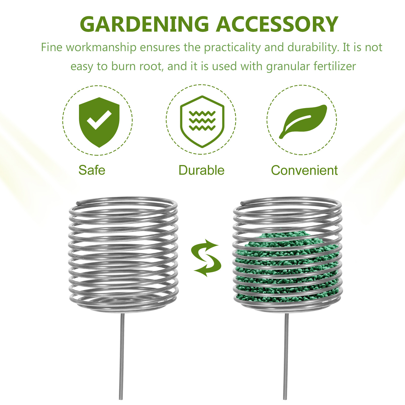10Pcs Stainless Steel Fertiliz - Bonsai Gardening recensie en prijs