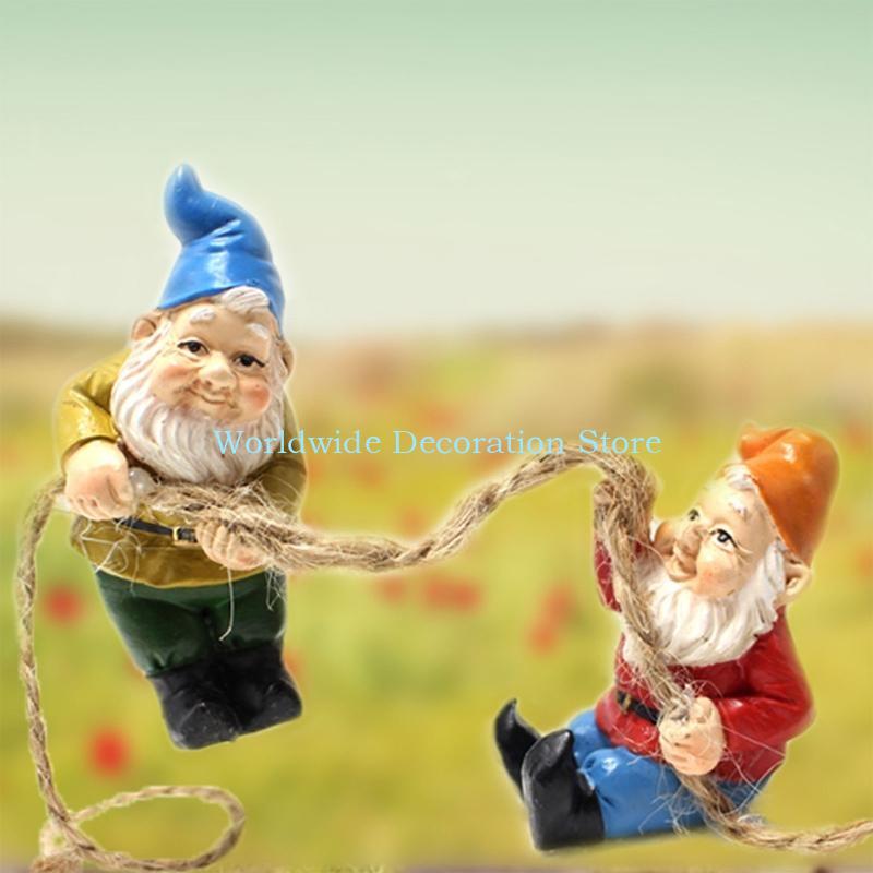 Q39B 4Pcs Dwarf Resin Figurine - Bonsai Garden Layout recensie en prijs