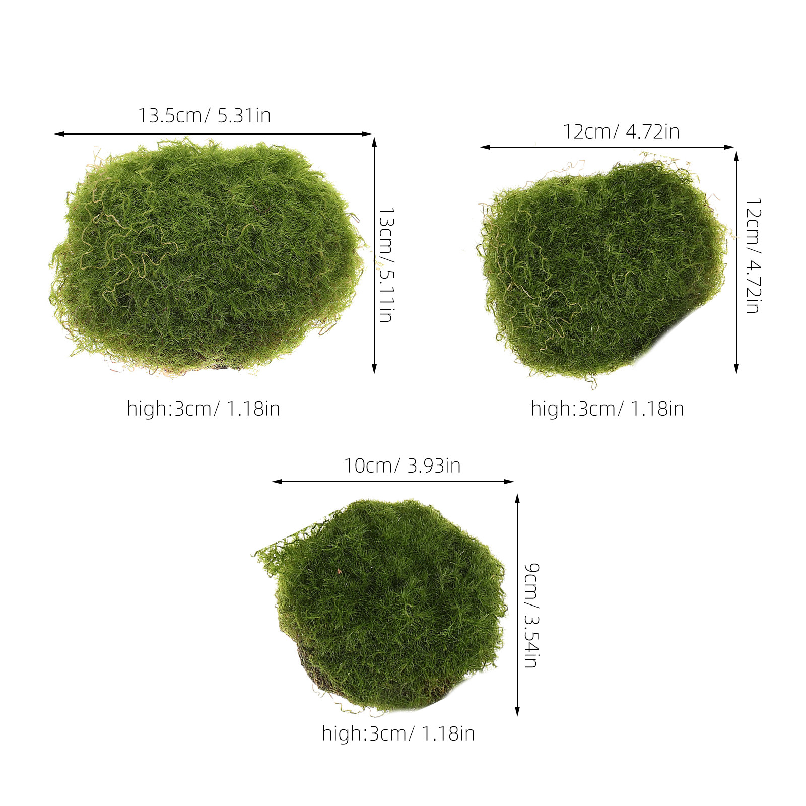 6Pcs Lifelike Artificial Moss  - Bonsai Garden Layout recensie en prijs