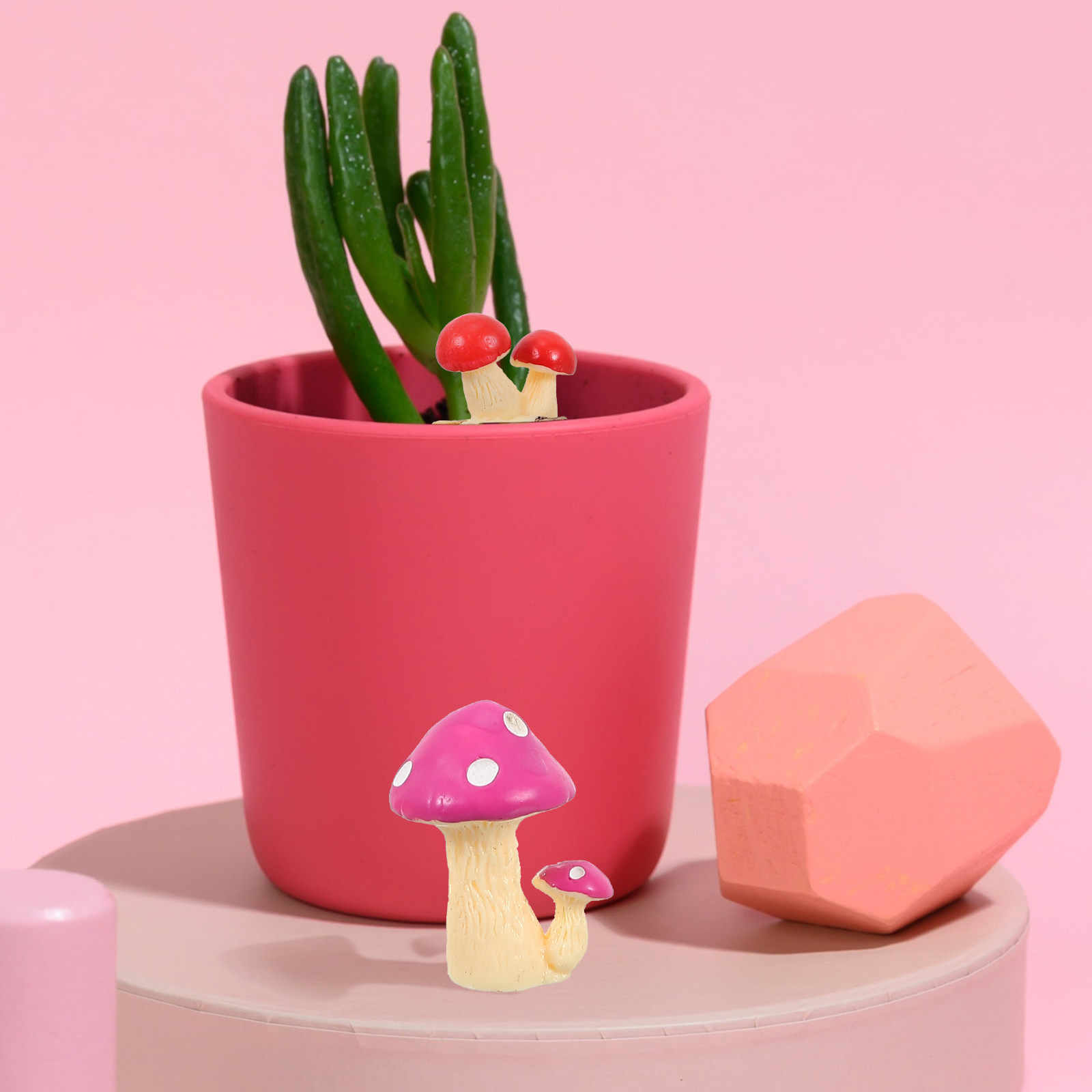 8Pcs Resin Miniature Mushroom  - Bonsai Garden Layout recensie en prijs