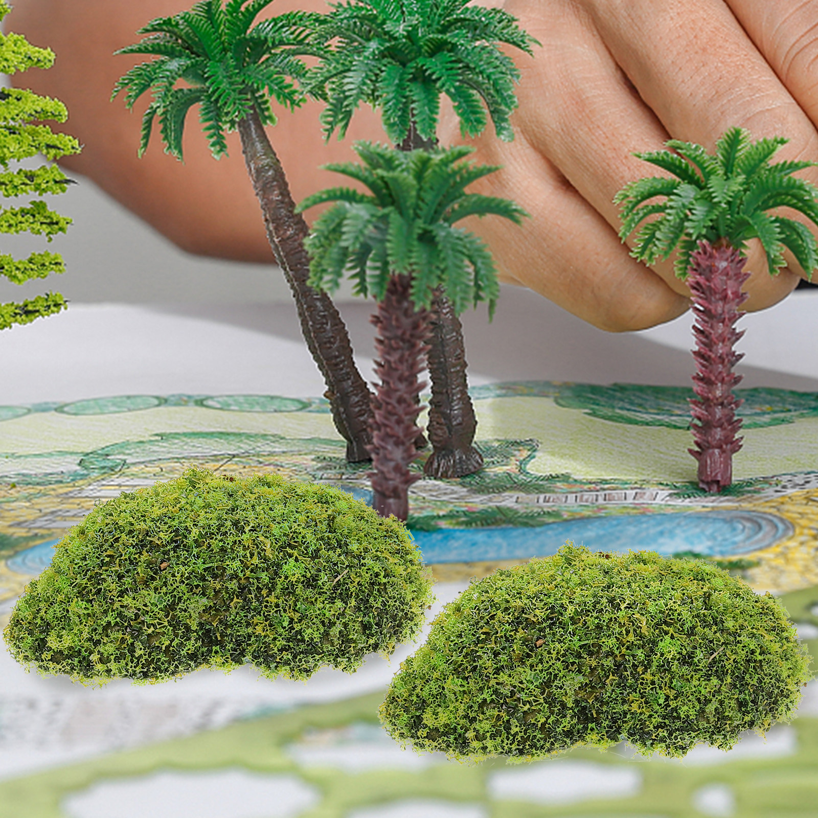 12Pcs Artificial Mossy Stone R - Bonsai Garden Layout recensie en prijs