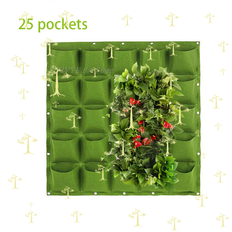 25 Pockets Wall Hanging Planti - Bonsai Vertical Garden recensie en prijs