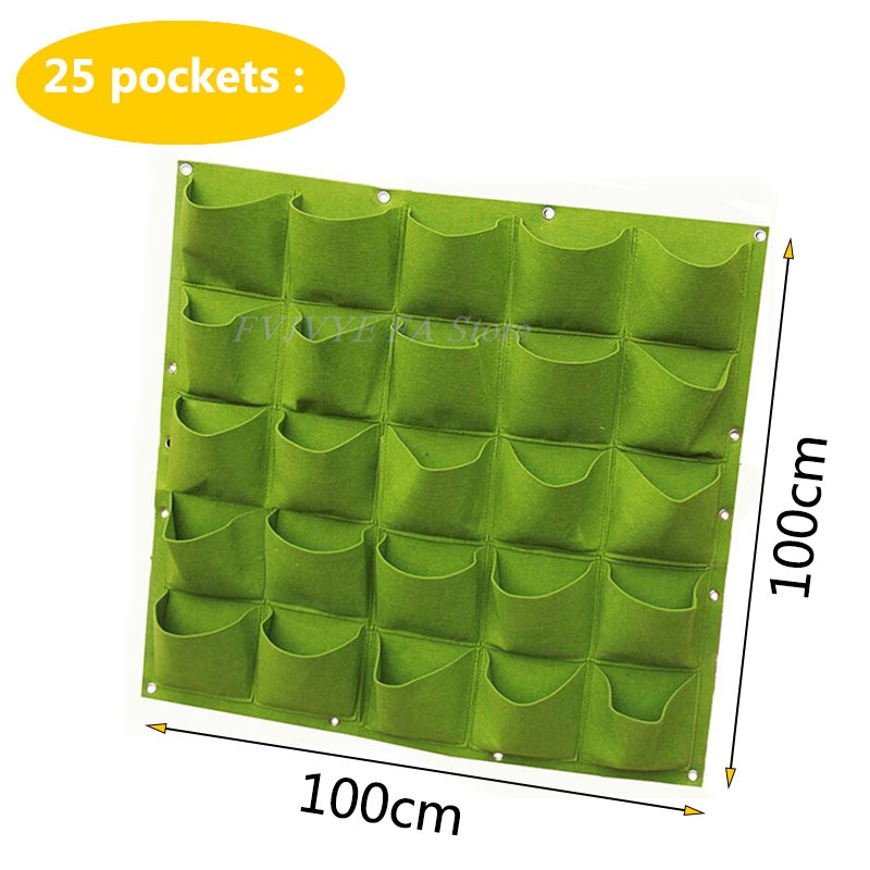 25 Pockets Wall Hanging Planti - Bonsai Vertical Garden recensie en prijs