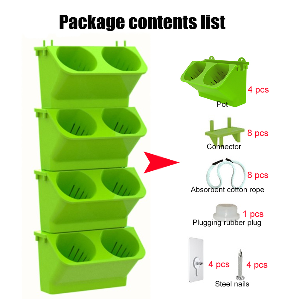 4 pcs Self Watering Flower Pot - Bonsai Vertical Garden recensie en prijs