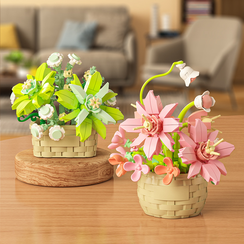 DIY MOC Potted Rose Sunflower  - Bonsai Garden Experts recensie en prijs
