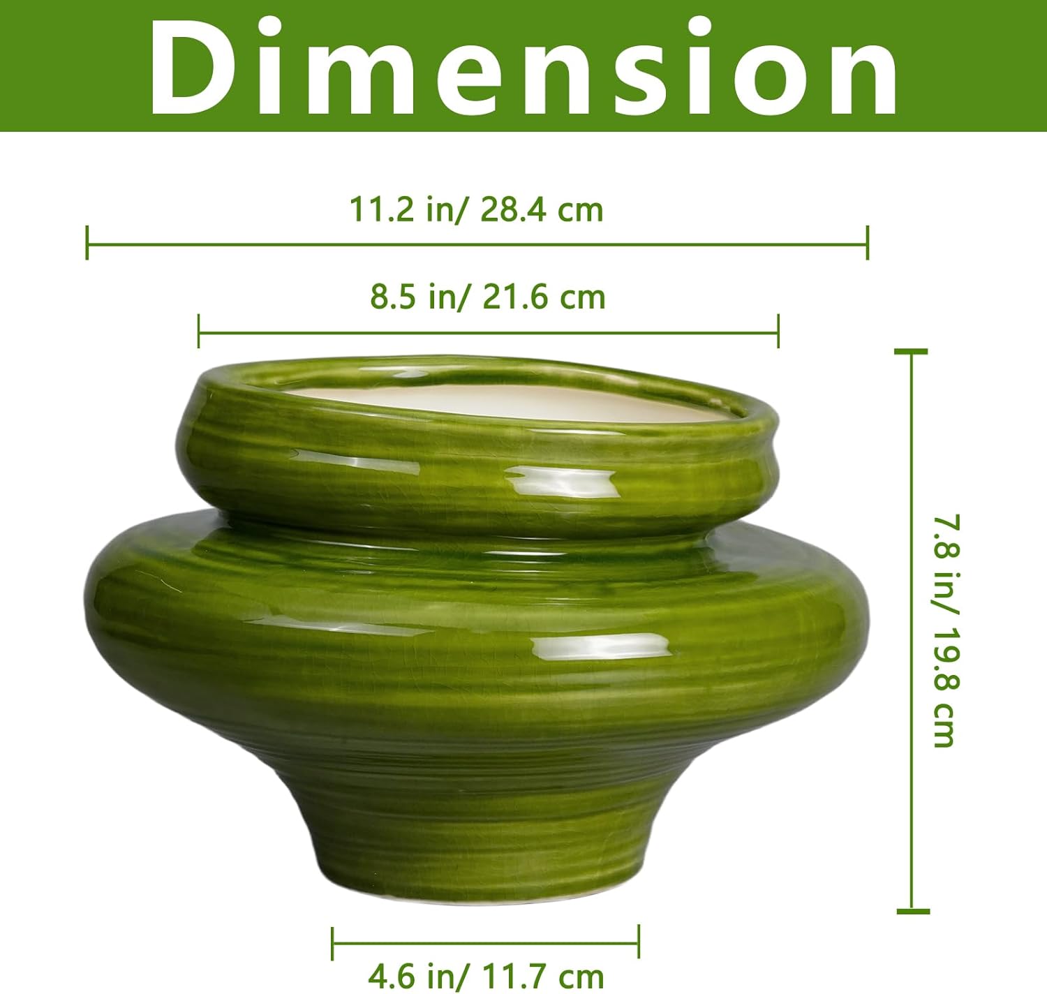 Large 11 Inch Ceramic Planter  - Bonsai Gardening recensie en prijs