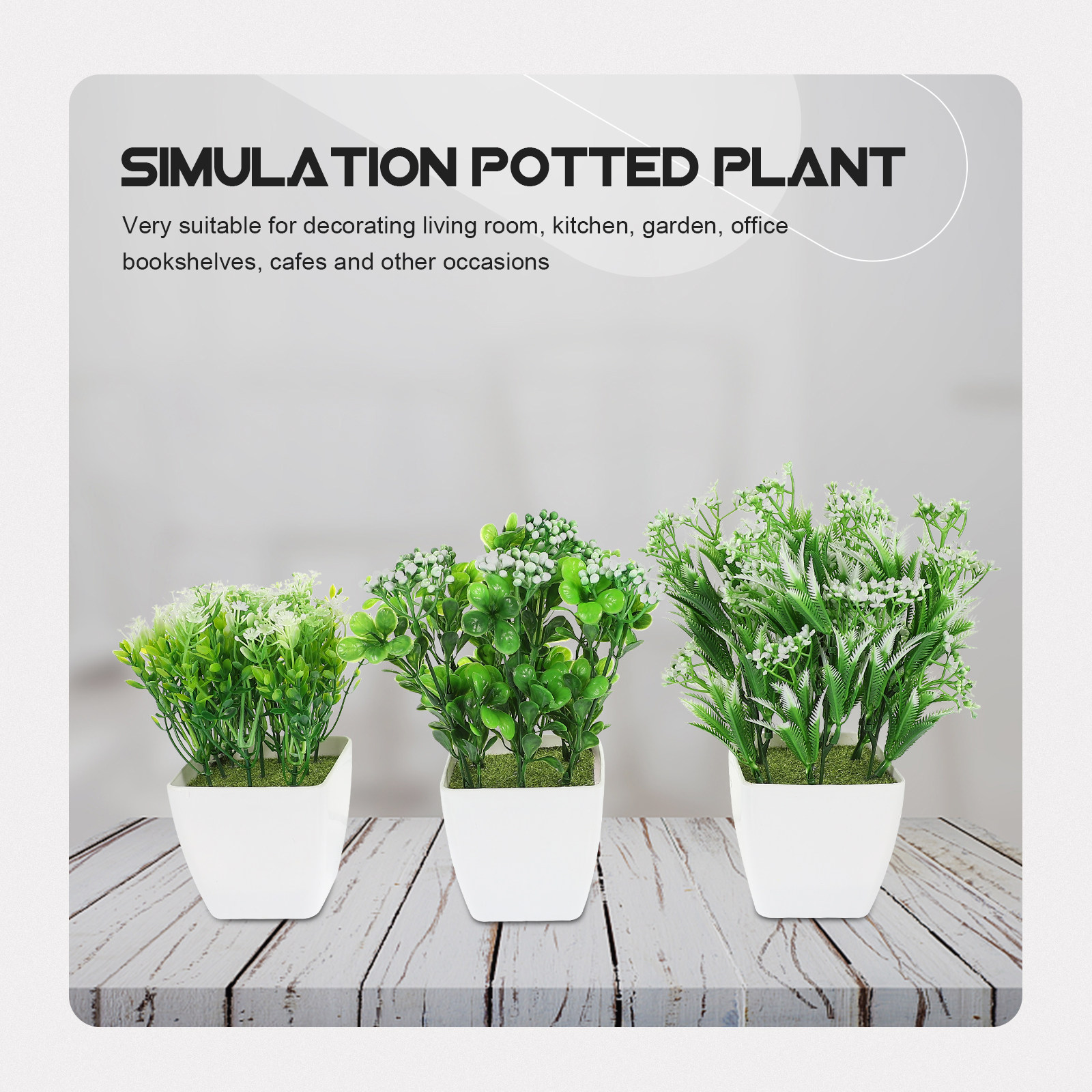 3Pcs Realistic Artificial Bons - Bonsai Garden And Cafe recensie en prijs