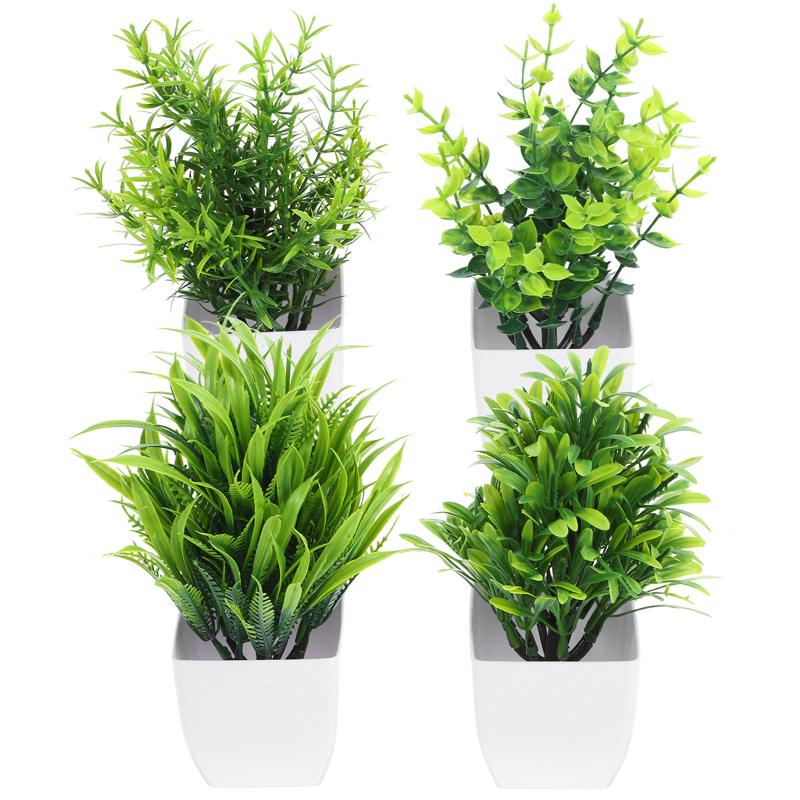 4Pcs Artificial Potted Plant B - Bonsai Garden And Cafe recensie en prijs