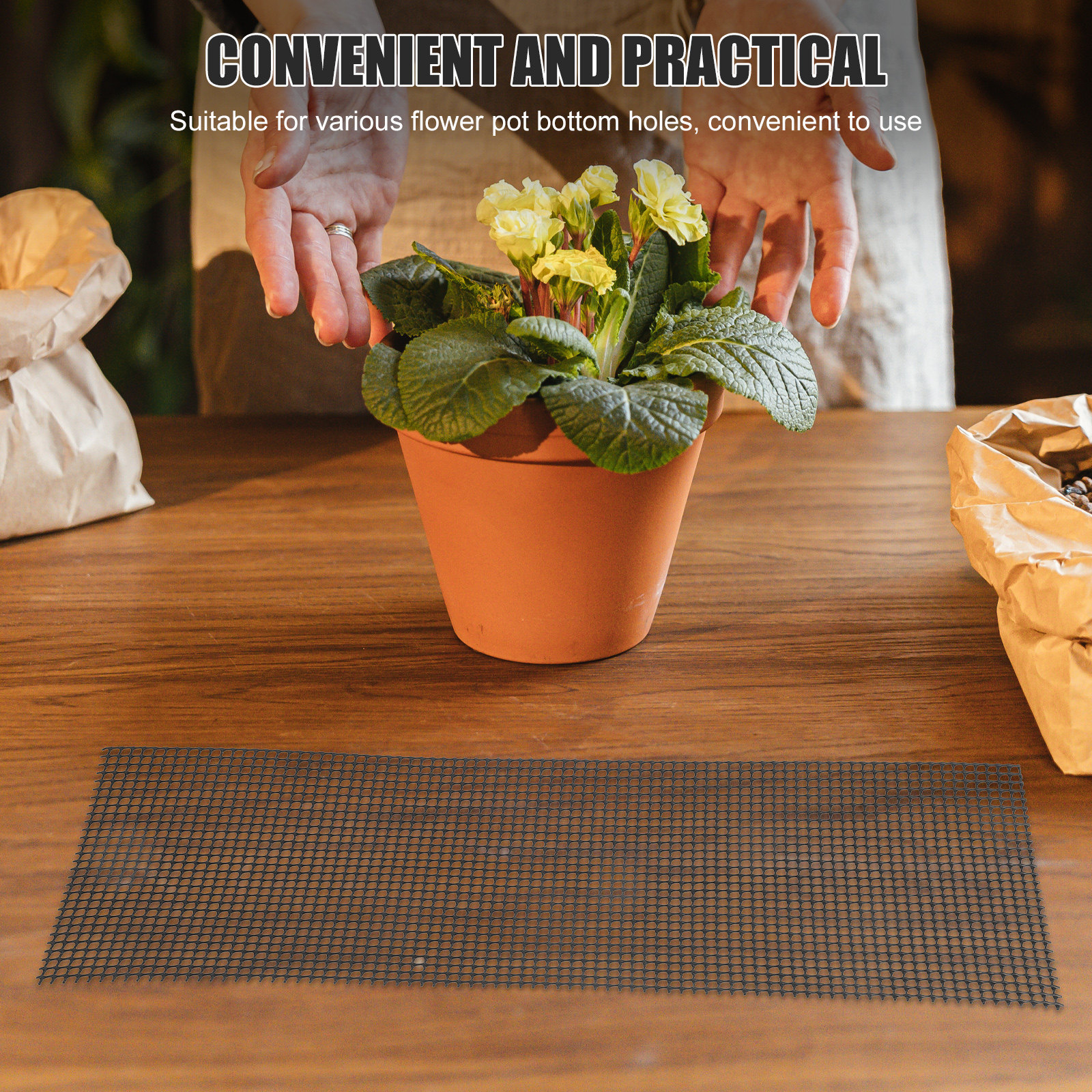 5Pcs Flowerpot Mesh Pad Draina - Bonsai Garden And Cafe recensie en prijs
