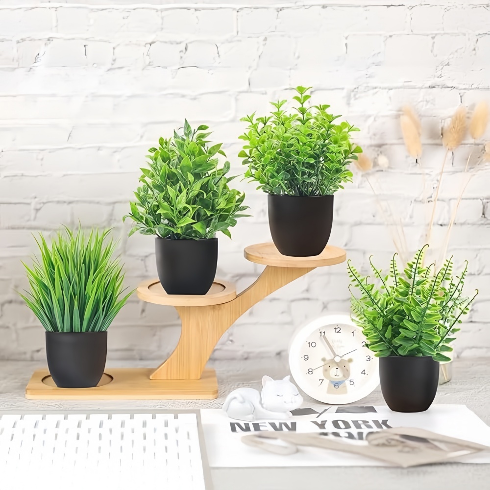 4pcs/set Mini Artificial Plant - Bonsai Garden Plants recensie en prijs