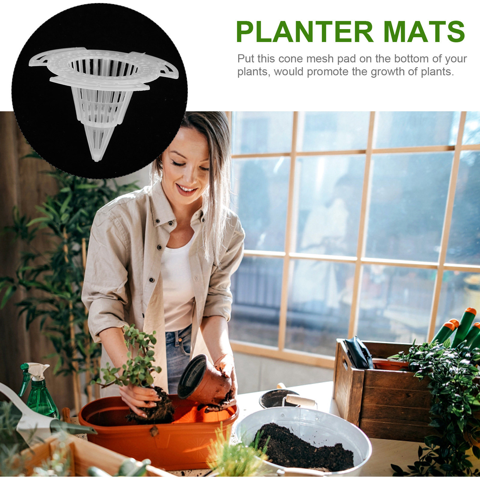 20Pcs Cone Planter Mesh Pads P - Bonsai Gardening recensie en prijs