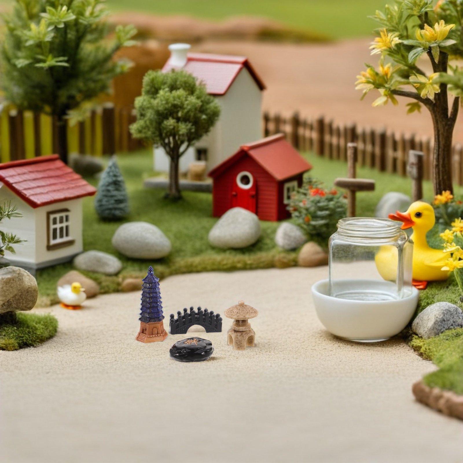 4Pcs Japanese Zen Garden Minia - Bonsai Zen Garden Set recensie en prijs