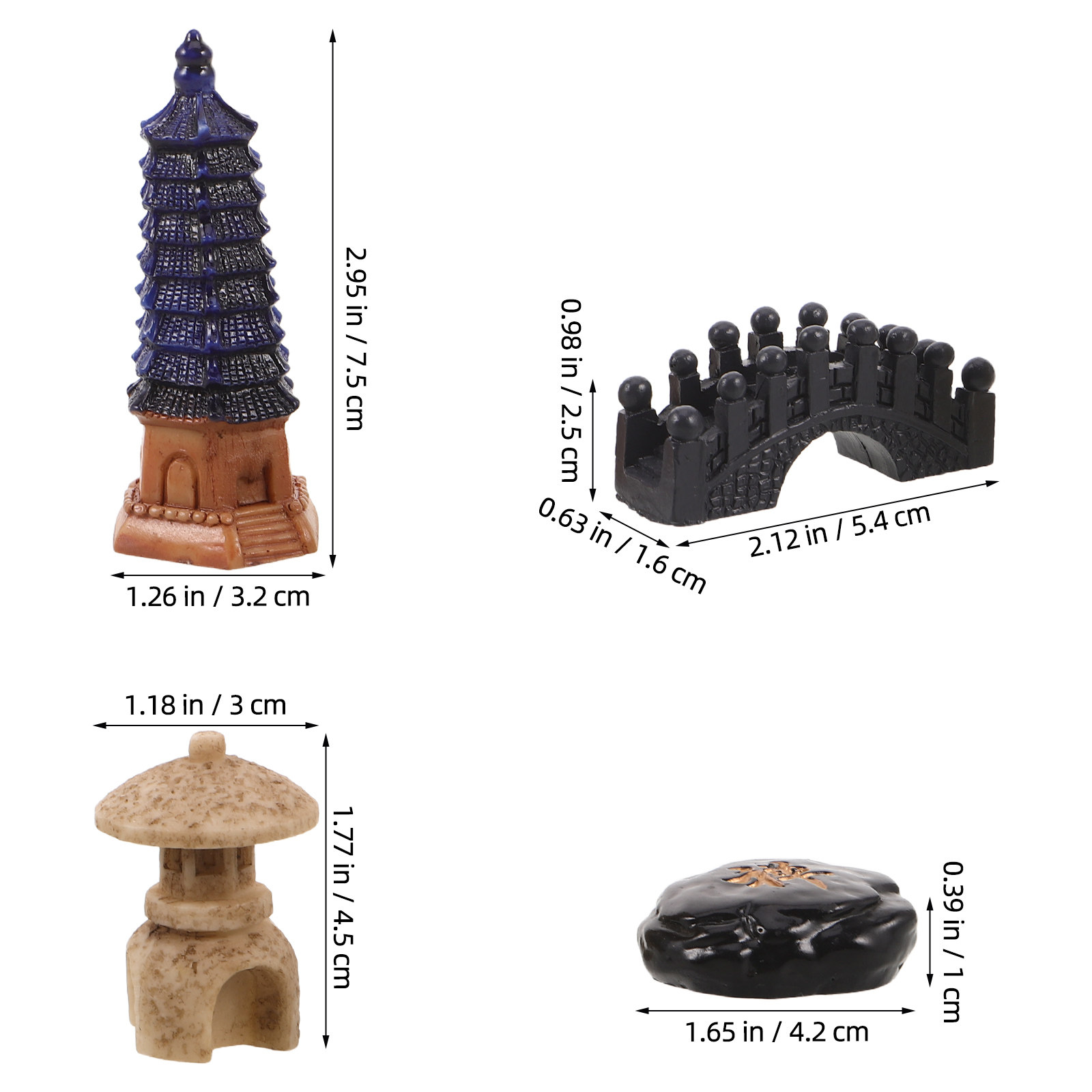 4Pcs Japanese Zen Garden Minia - Bonsai Zen Garden Set recensie en prijs
