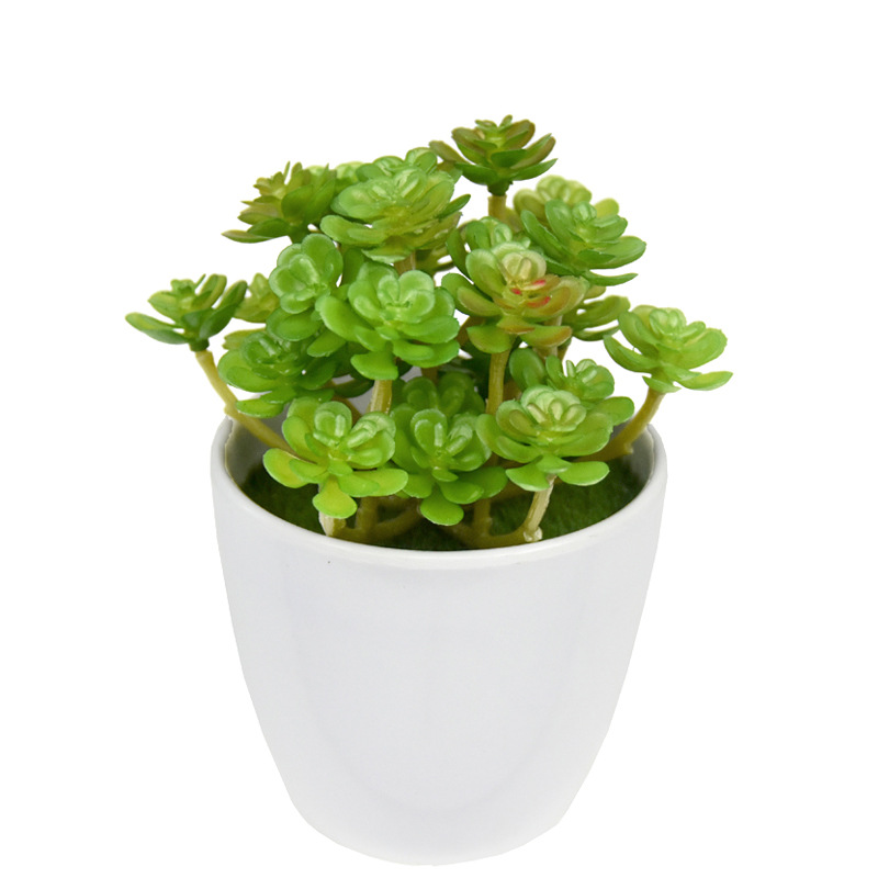 12pcs Simulation Green Plants  - Bonsai Garden And Cafe recensie en prijs